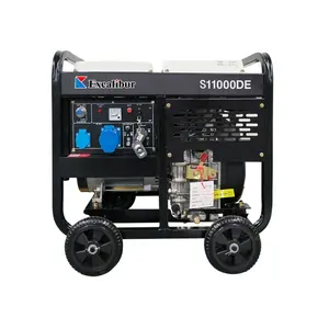 Excalibur Generator Diesel tipe terbuka, 50HZ 8KW 3000rpm 3600rpm