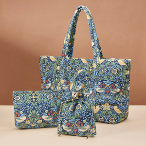 Женская стеганая сумка с цветочным принтом - Product Image 2