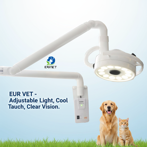Lámpara de Examen Veterinario LED Ajustable EUR VET, 40000lx, Regulable, Luz Fría de 5000K, 50000h, 36W, para Hospital Veterinario - Product Image 1