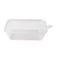 Boîtes et bacs de rangement en plastique PP de nouvelle conception, récipient alimentaire rectangulaire en plastique hermétique pour aliments