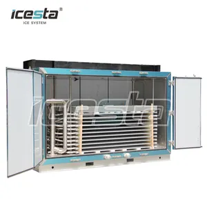 Unidade condensadora do rack paralelo do refrigerado do ar/água para o armazenamento da sala fria