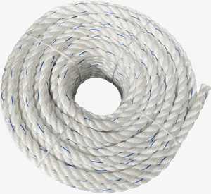 1/2 Inch X 600/1200/2400 Feet 3-Strand Twisted Polypropylene Rope Recyclable Anti-UV Durable Custom Color DANLINE Shipping - Product Image 3