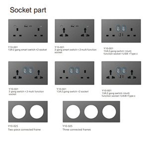Interruttore Smart Home a Doppio Polo 3 Vie 4 Gang con Pannello Touch PC, WiFi, RF, Comando Vocale Google Alexa, 220V 10A Corrente Massima per Smart Life - Product Image 5