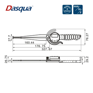 Dasqua Thước Cặp Kỹ Thuật Số Bên Trong 12.7-165Mm Thước Cặp Điện Tử Bên Trong Độ Phân Giải 12.7-216Mm Dụng Cụ Đo - Product Image 3