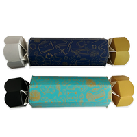 Nouvelle conception de crackers de Noël silencieux, coffret cadeau, luxe, écologique, chocolat d'hôtel, crackers de Noël en gros, provenant de l'usine