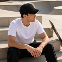 Unisex klassieke vintage baseballcap met lage profiel, Oxford-stof, luipaardprint, contrast piping, gebogen klep, verstelbare achtergesp, casual sport.