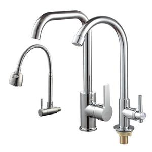 Robinet de machine à laver à poignée unique, avec cartouche céramique, fixation murale, installation facile, style contemporain - Product Image 5