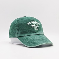 Sombrero de papá lavado con ácido de buena calidad personalizado Agregar logotipos bordados Sombrero de béisbol sin estructura para parches de sombrero deportivo unisex