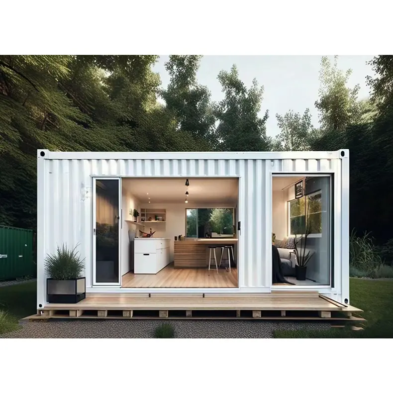 Modern luxury container house 20 ft luxury prefab house container homes ,with bedroom and living room detachable house