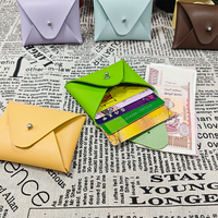 Dompet Kulit PU YinHui-concept Normcore/Minimalis, Tempat Kartu, Kantong Koin, Logo/Pola Dapat Disesuaikan, 3-in-1, Untuk Kartu Bisnis
