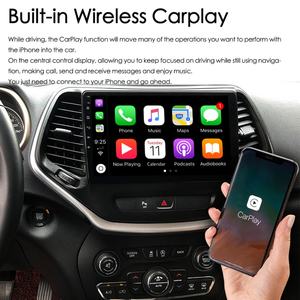 Radio Android 12 con 128 GB de ROM para Jeep Cherokee 5 KL 2013-2018, Reproductor Multimedia para Auto con GPS, Estéreo, Reproductor de Video, Autoradio, Carplay Inalámbrico - Product Image 4