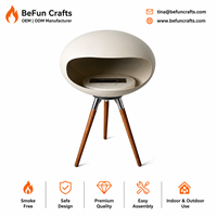 Cheminée à éthanol moderne pour table, portable, pour intérieur et extérieur, foyer décoratif avec coque métallique de qualité supérieure