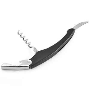 Stainless Steel Wine Opener XR6088 <b>Black</b> Multifunctional Portable Foldable Bottle Can Opener Yangjiang Made - Product Image 2