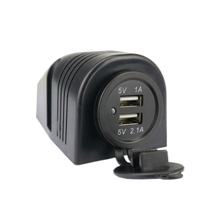Cổng Kép 3.1A <span class=keywords><strong>12V</strong></span> 24V Universal Bus Xe Hơi Ổ Cắm Sạc USB Có Nắp Đậy Lều - Product Image 4