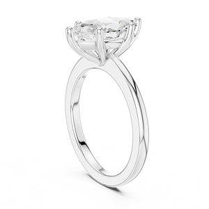Elegante Anillo de Compromiso Clásico con Diamante Solitario Marquise de Moissanita de 1.5 Quilates, Chapado en Plata de Ley 925, para Bodas y Fiestas de Lujo - Product Image 5
