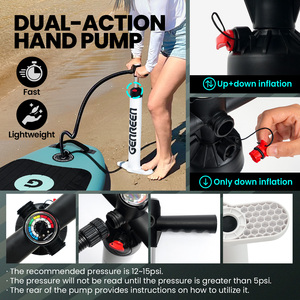 Planche de SUP gonflable portable sur mesure, soudée à chaud, pour sports nautiques, livraison directe en Europe - Product Image 6
