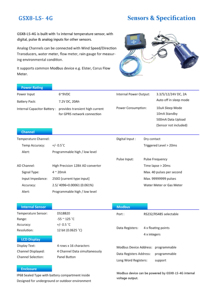 Module d'alarme SMS avec batterie interne longue durée, passerelle Modbus RS485, instruments de mesure du débit d'eau et de la température élevée de l'eau - Product Image 4