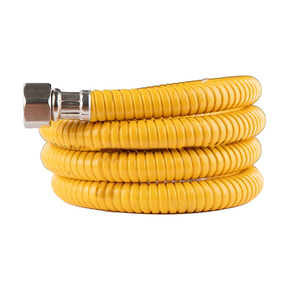 Tuyau <span class=keywords><strong>flexible</strong></span> en acier inoxydable 304 ondulé jaune pour gaz - Product Image 1