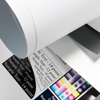 Papier PVC rétroéclairé blanc haute brillance pour impression jet d'encre éco-solvant Duratrans/Duratex, 150g, pour caisson lumineux - Direct Usine Eachsign