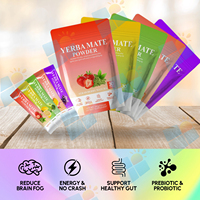 OEM/ODM Marque Privée Extrait de Yerba Mate en Poudre en Vrac Pur Naturel Biologique Finement Moulu Sachets de Thé Instantané Yerba Mate en Poudre Boisson
