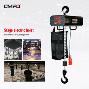 Polipasto eléctrico de cadena de 1 tonelada y 1000kg, polipasto trifásico de aleación de aluminio de 380V para operaciones de elevación de hoteles - Product Image 1