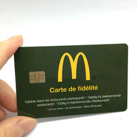 Cartes d'identité personnalisées 85.5x54x0.76mm, cartes de crédit vierges en plastique nfc avec puce pour impression de badges pièce de monnaie