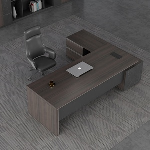 New Design MDF Wood Modern Executive Office <b>Desk</b> - Product Image 3