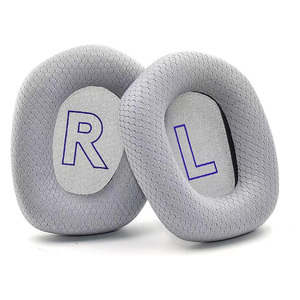 Coussinets d'oreille de remplacement en tissu pour Logitech G733 <span class=keywords><strong>G335</strong></span> casque coussin d'oreille cache-oreilles casque oreillettes avec tissu en maille douce - Product Image 5