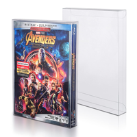 Protecteurs de jeu vidéo PS2/PS4/PS5 en plastique transparent, protecteurs de boîte de cube de jeu version PAL et boîte de version Nintendo DS PAL