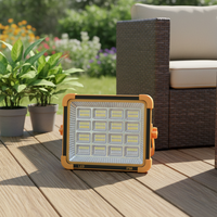Projecteur LED Solaire Extérieur IP66 Haute Puissance Ultra-lumineux Étanche Portable Multi-vitesses Réglable à Détection Tactile - Offre Spéciale