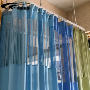 New Customized Hospital Partition Curtains Medical Curtain <b>Mesh</b> Fabric Divider Drapes Curtains - Product Image 6