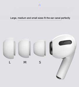 Embouts de <span class=keywords><strong>remplacement</strong></span> pour écouteurs <span class=keywords><strong>Apple</strong></span> <span class=keywords><strong>AirPods</strong></span> Pro / Pro2 - Petits, moyens et grands - Product Image 5