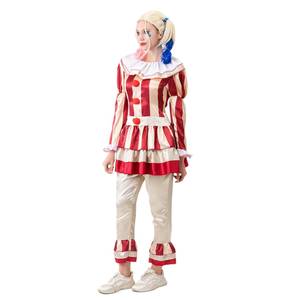 Disfraz de Payaso Harley Quinn para Mujer, Disfraz para Fiesta de Halloween, Actuación de Magia, Disfraz para Disfrazarse - Product Image 1