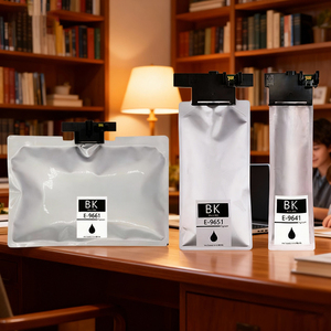 Paquete de Tinta Enlite de Alta Capacidad T9661 T9651 T9641 para <span class=keywords><strong>Epson</strong></span> WorkForce Pro WFM5299DW M5799DWF, Bolsa de Tinta Pigmentada con Chip Estable - Product Image 1