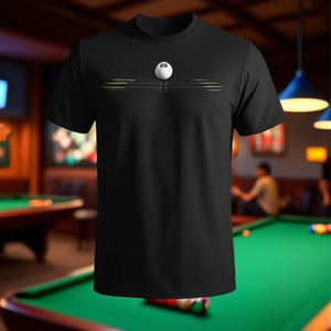 Camiseta Promocional de Billar con Diseño de Bola 8 - Product Image 3