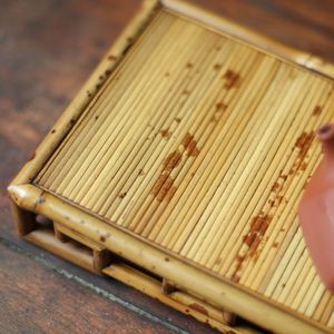 Support à thé en bambou Xiangfei, mini, pour infusion à sec, avec une tasse et un pot, accessoires pour la cérémonie du thé Kung Fu - Product Image 2