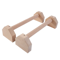 Usine directe personnalisée salle de sport intérieure Fitness exercice entraînement Paralettes en bois durables Push Up Stands Bar