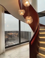 VIKO Escalier circulaire Top Vente Villa escalier incurvé de luxe Utilisation intérieure des escaliers rotatifs