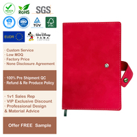 Agendas à fermeture boutonnée avec poches et pages à fermeture pour une fermeture décorative de qualité
