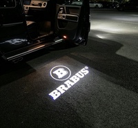 Projecteur d'angle LED style BRABUS avec logo et effet ombre fantôme pour Mercedes Benz Classe G G500 G63, étanche, adaptable