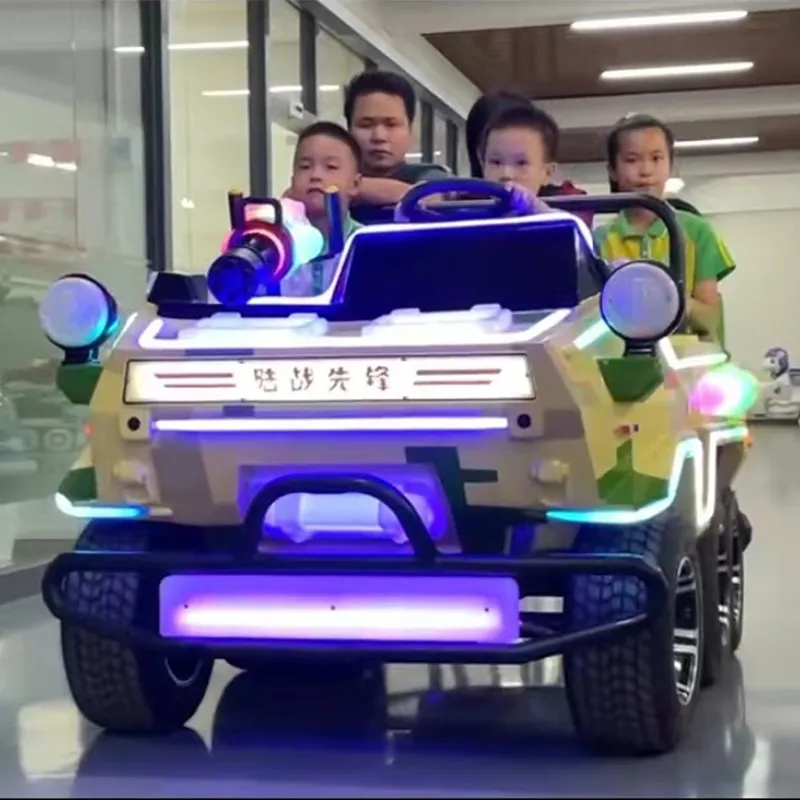 2023 caliente nuevo diseño Vehículo blindado batería niños parachoques coche jugar interior o exterior para parque infantil uso modelo producto Ding Jin