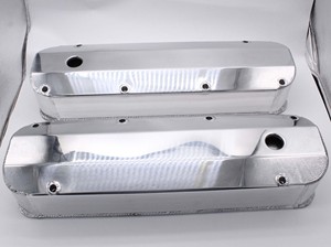 Couvre-culbuteurs en aluminium fabriqués pour BB Ford, <span class=keywords><strong>BBF</strong></span> 429 460 1/4\" Billet Rail Race VA0324 - Product Image 2