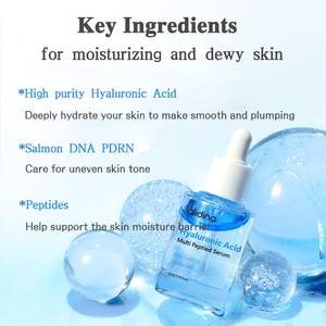 Kırışıklık yüz Serum peptid hyaluronik asit cilt bakımı onarım yağı için bir kore özel etiket organik doğal cilt bakım ürünleri - Product Image 3