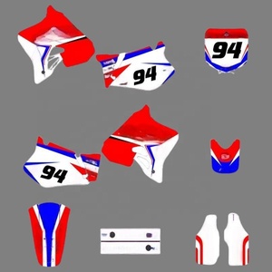 Autocollants de haute qualité TZ167 pour pièces de moteur, silencieux, film cristal pour moto, autocollants décoratifs pour moto <span class=keywords><strong>HONDA</strong></span> CR125 CR250 - Product Image 3