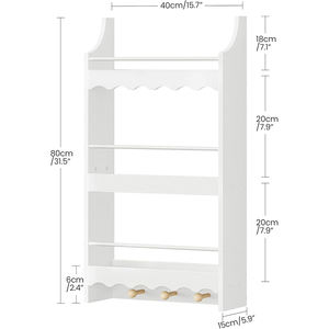 <span class=keywords><strong>ชั้น</strong></span><span class=keywords><strong>วาง</strong></span><span class=keywords><strong>หนังสือ</strong></span>เด็ก 3 <span class=keywords><strong>ชั้น</strong></span> <span class=keywords><strong>ชั้น</strong></span><span class=keywords><strong>วาง</strong></span><span class=keywords><strong>หนังสือ</strong></span>แบบแขวน <span class=keywords><strong>ชั้น</strong></span><span class=keywords><strong>วาง</strong></span><span class=keywords><strong>หนังสือ</strong></span>ลอยตัว พร้อมตะขอ 3 อัน ราวป้องกัน สำหรับห้องนั่งเล่น ห้องเด็ก - Product Image 3