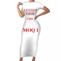 La dernière haute qualité élégante robe Maxi polynésienne Tribal Totem Hibiscus imprimer grande taille robes de soirée décontractées personnalisé quantité minimale de commande 1