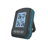 Thermomètre barbecue numérique sans fil, Rechargeable, 4 sondes, wi-fi, pour four, Grill pour la viande, la cuisine, 2020