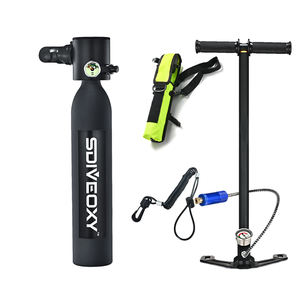 ชุดถังอากาศแบบพกพาสำหรับมืออาชีพ ขนาด 0.5 ลิตร สำหรับผู้ใหญ่ ฝึกดำน้ำ อุปกรณ์เสริมสำหรับการดำน้ำและว่ายน้ำ - Product Image 3