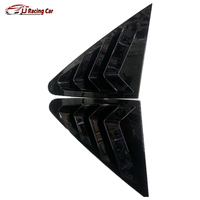 Accessoires de voiture Extérieur ABS Fenêtre latérale arrière Persiennes Volet de fenêtre Scoop Vent Cover pour VW Volkswagen Virtus