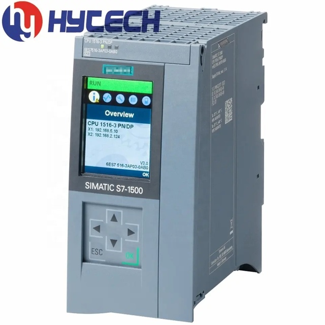 SIEMENS New PLC Module 6ES75163AP030AB0 SIMATIC S7-1500 CPU 1516-3 PN/DP 6ES7516-3AP03-0AB0